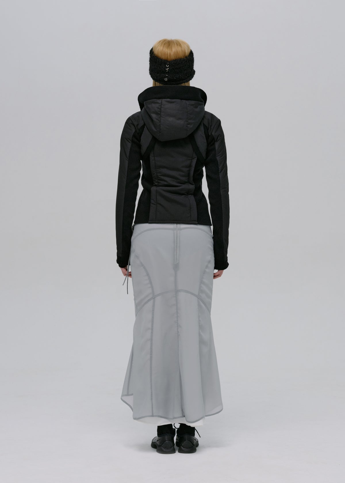Paneled Jacket w/ Harness Hoodie