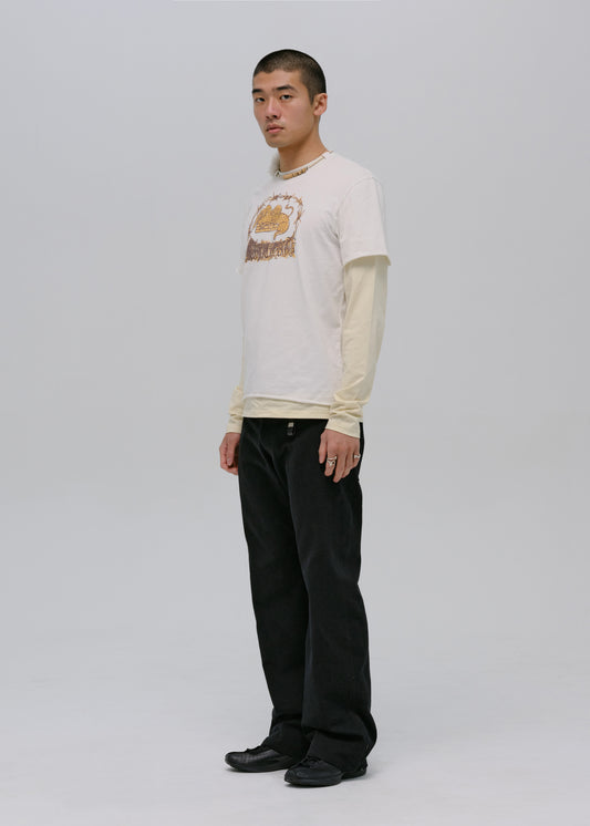 Graphic T-Shirt w/ Necklace