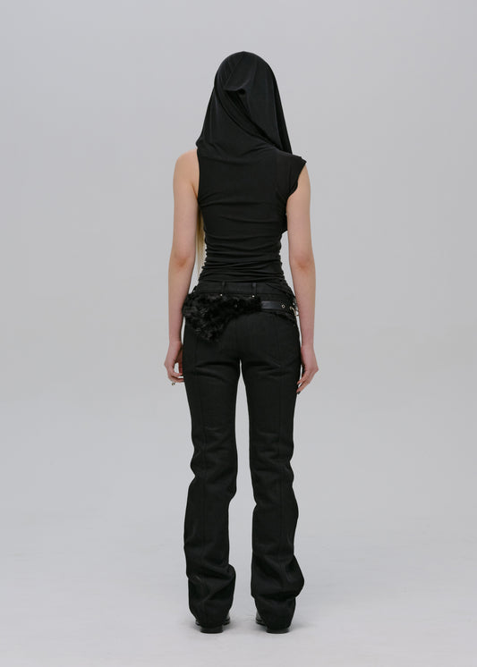 Hooded Sleeveless