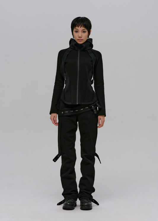 Slashed Zip Jacket