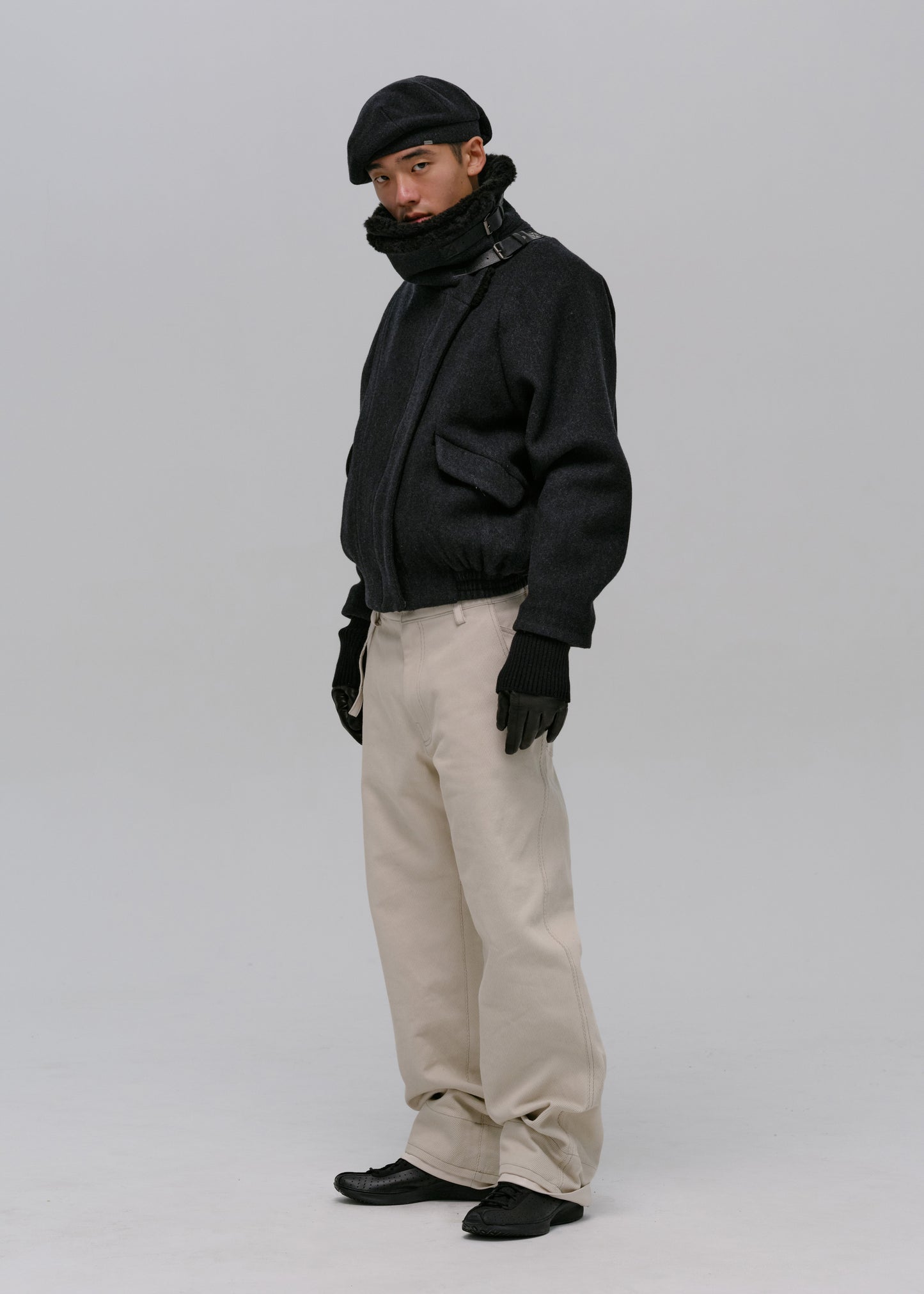 Wool Bomber Jacket <Sept. 10>