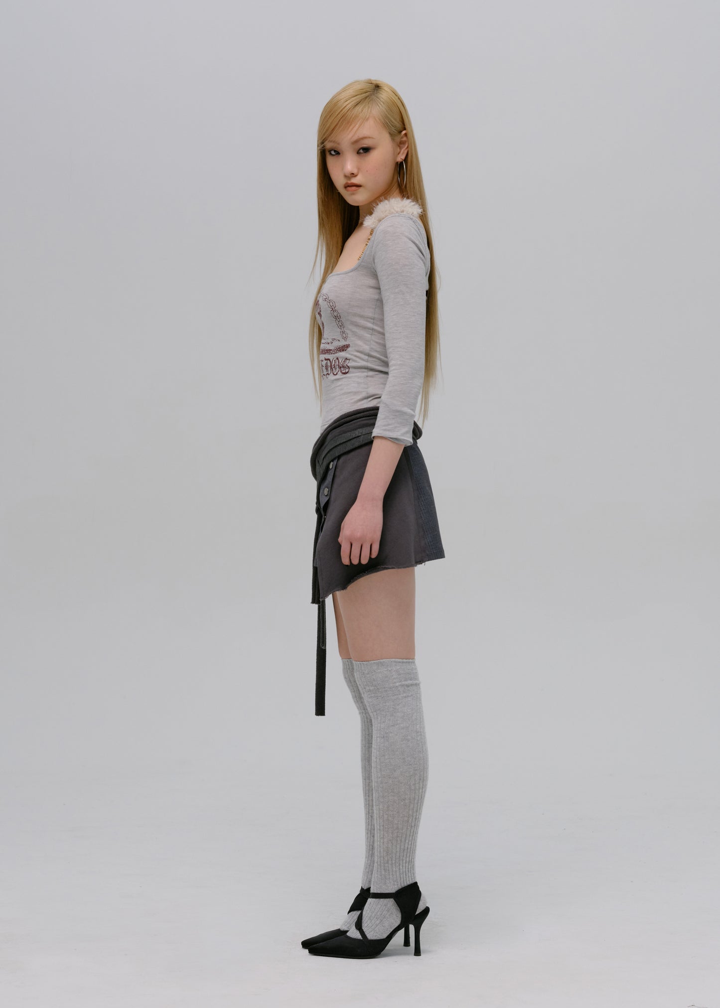 Fur Strap Top