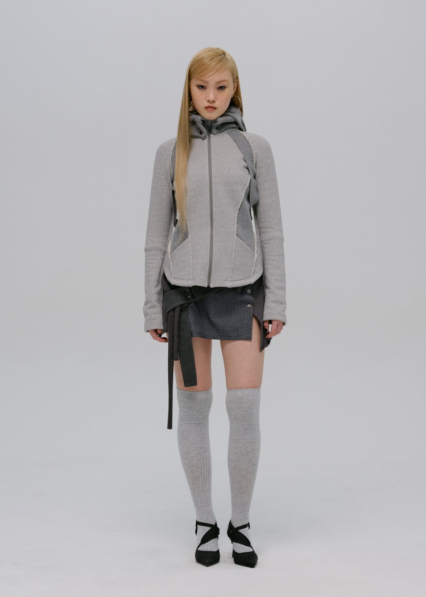 Slashed Zip Jacket