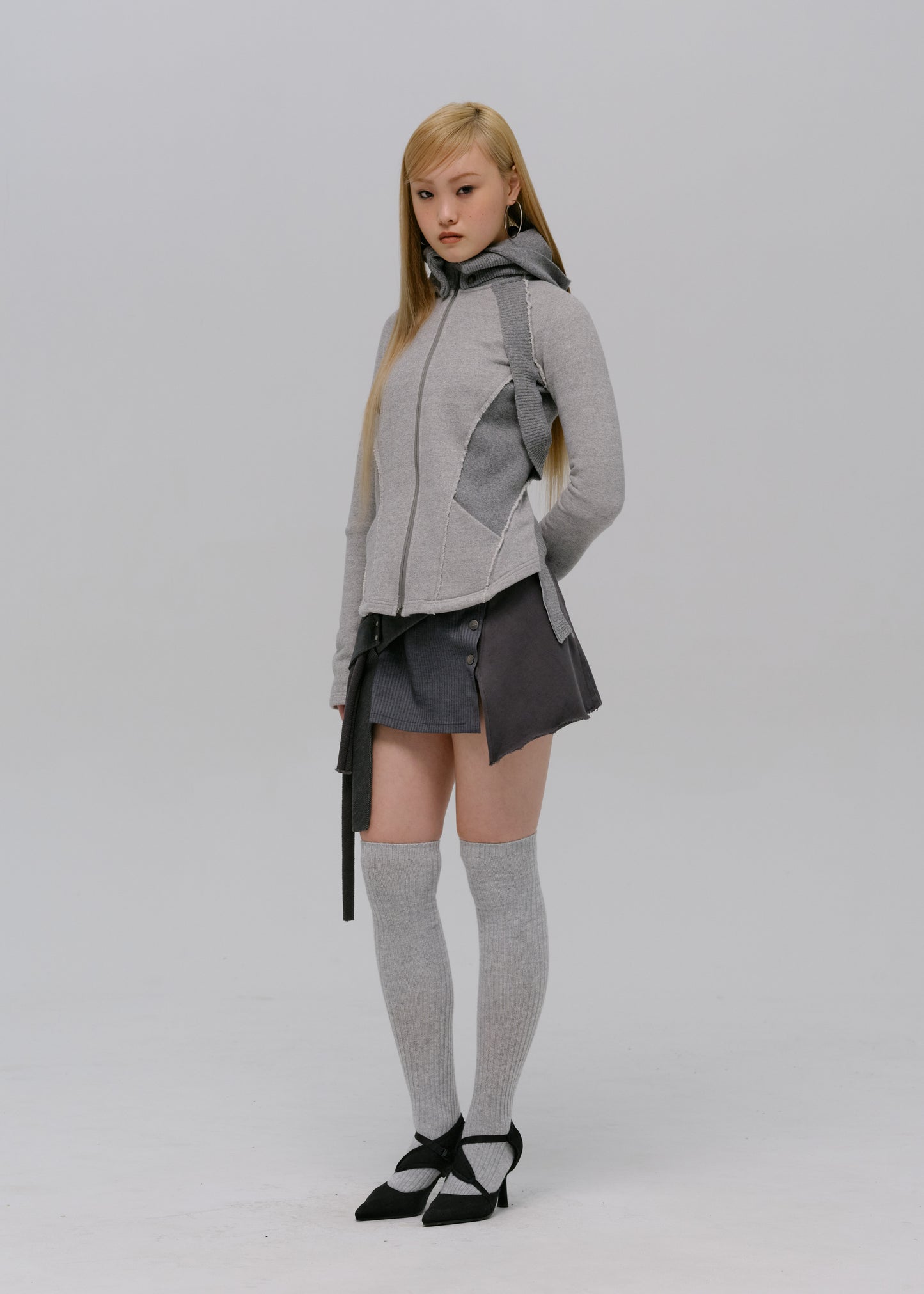 Slashed Zip Jacket