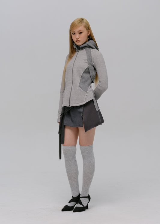 Slashed Zip Jacket