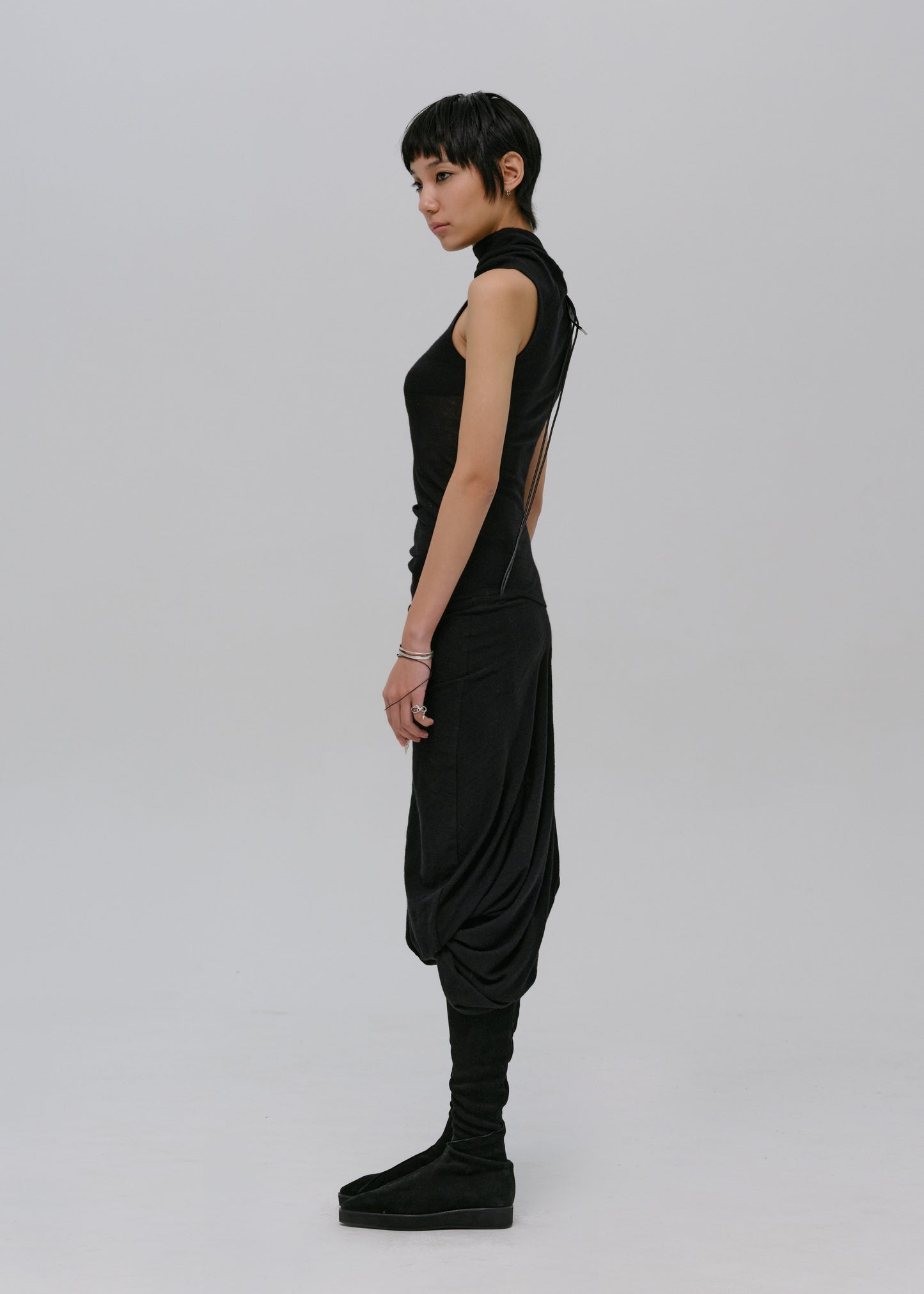 Leather Strap Dress