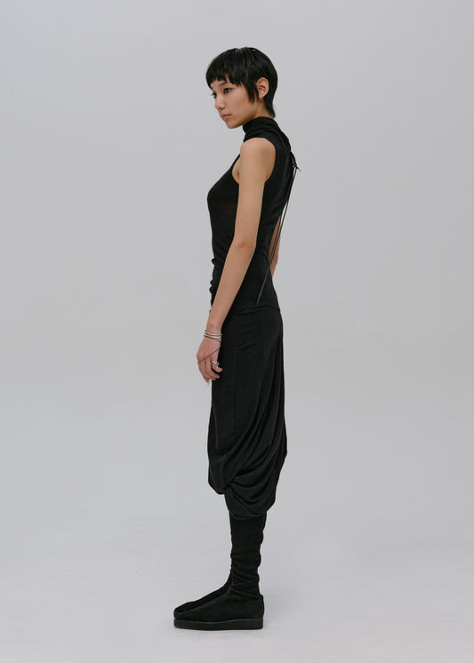 Leather Strap Dress