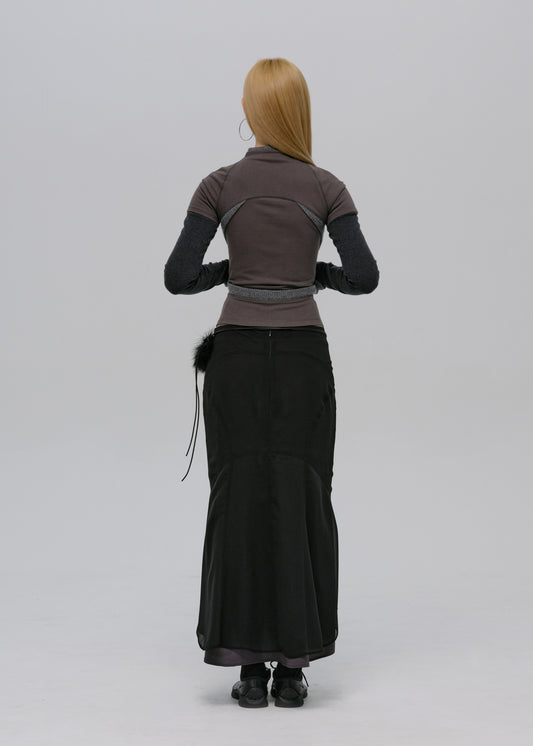 Mermaid Skirt w/ Feather Bag