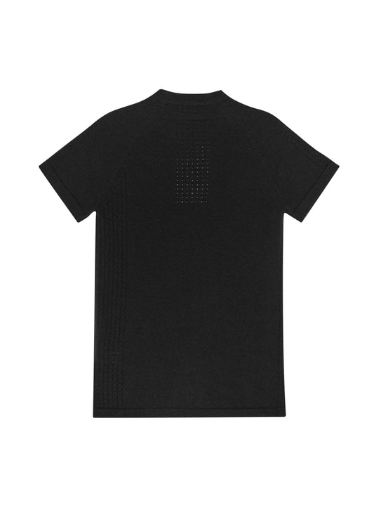 Perforated Knit Top