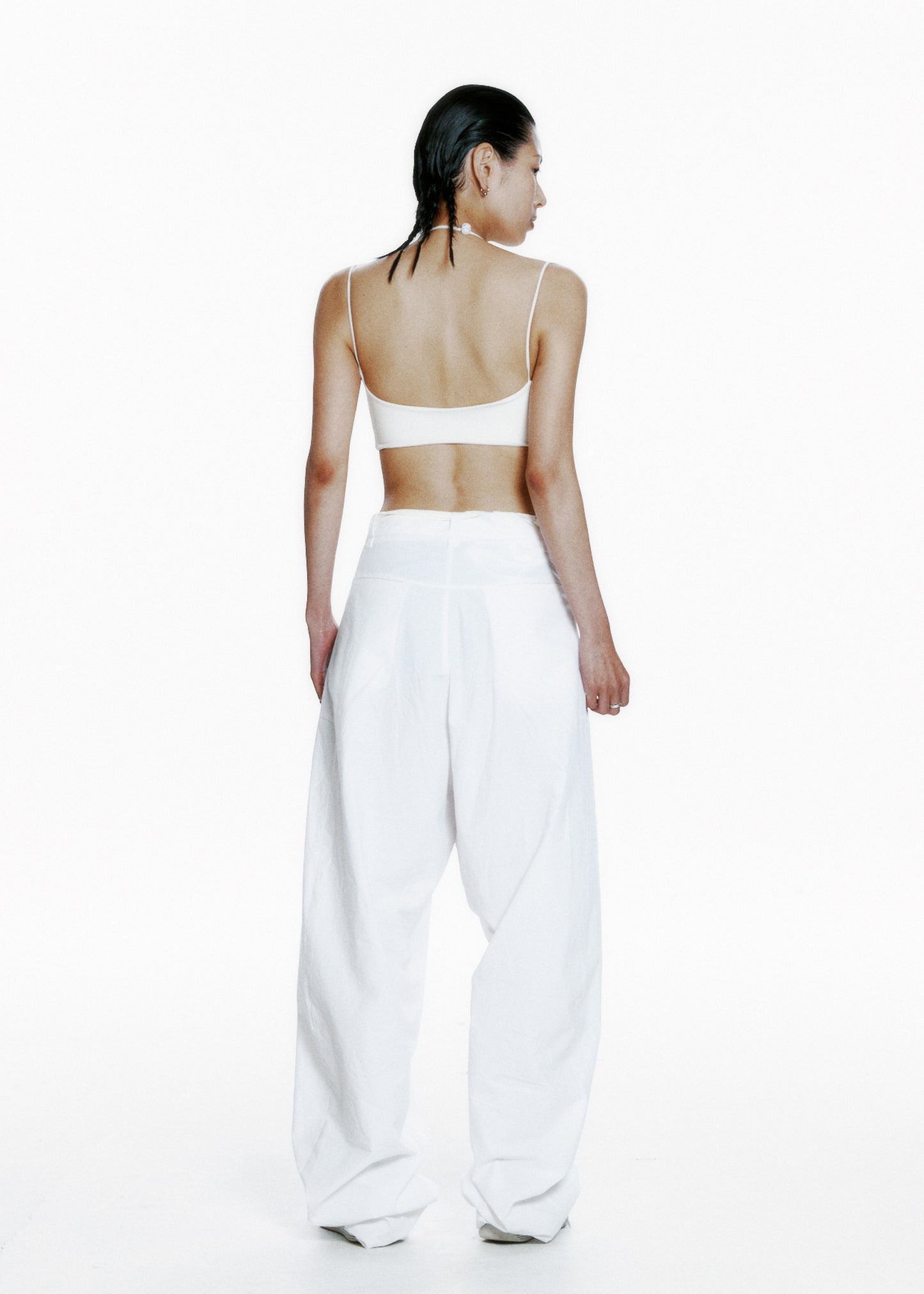 Wide Pants w/ Beaded Belt