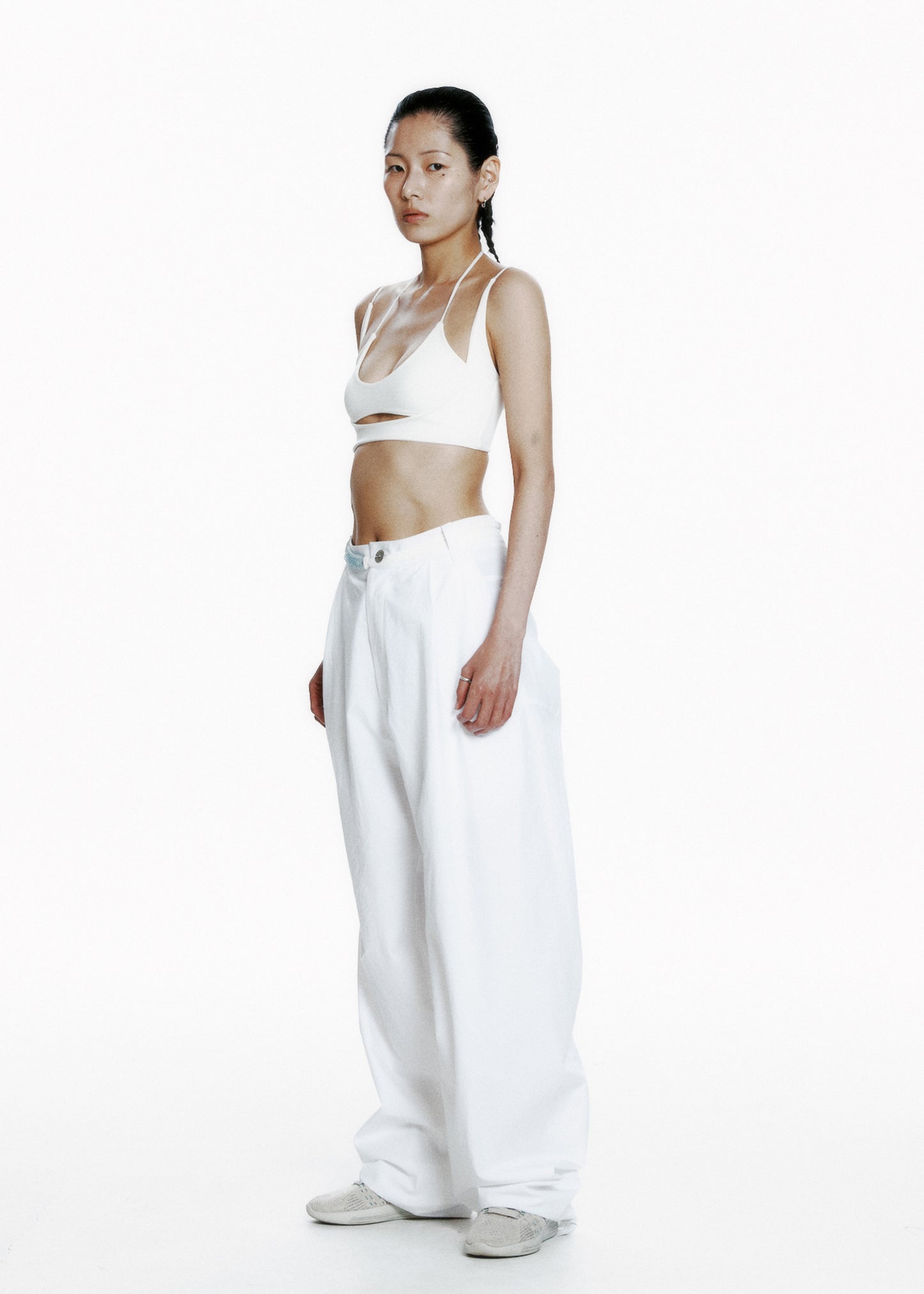 Wide Pants w/ Beaded Belt