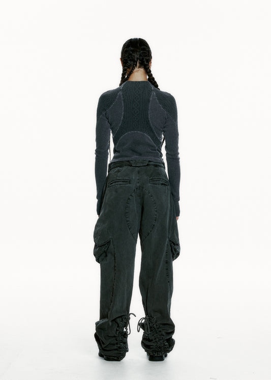 Dyed Cargo Pants