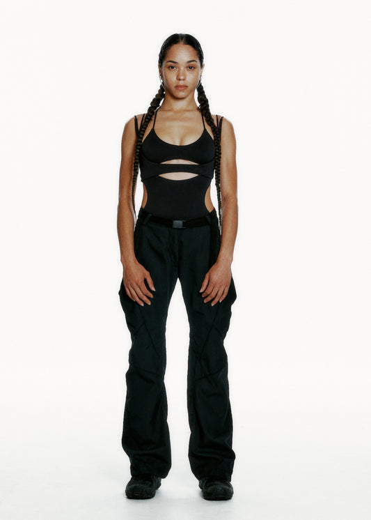 Low-Rise Pants w/ Belt