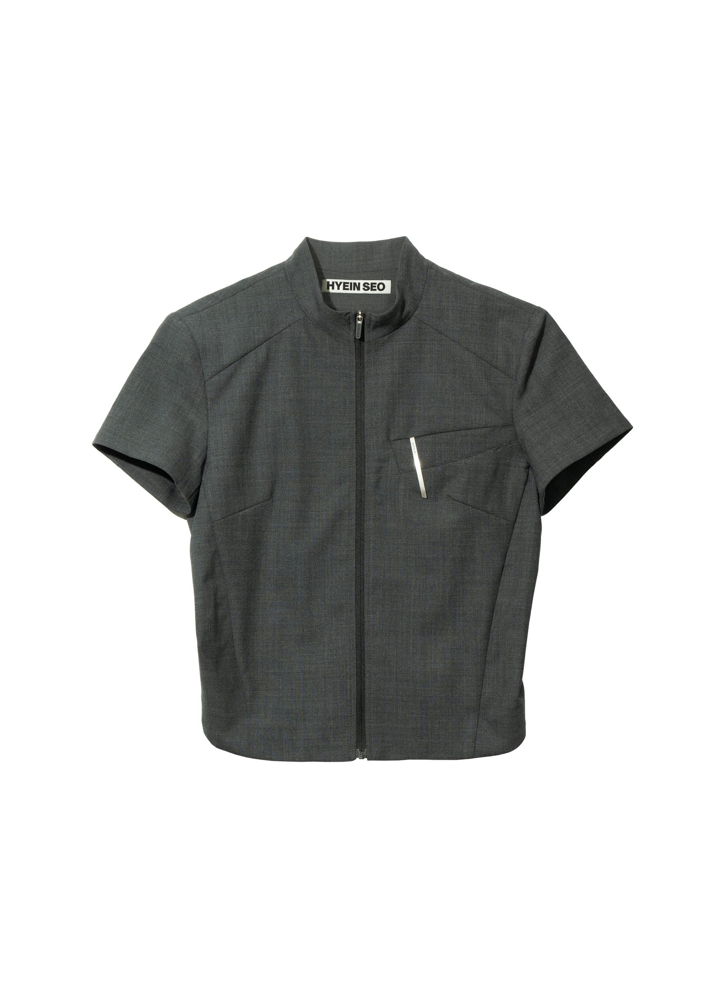 Zip Shirt w/ Pin