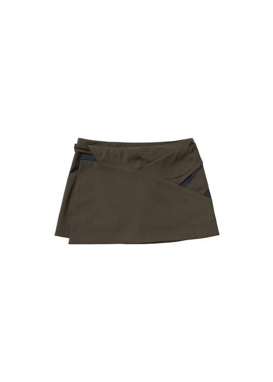 Cinched Mini Skirt w/ Belt