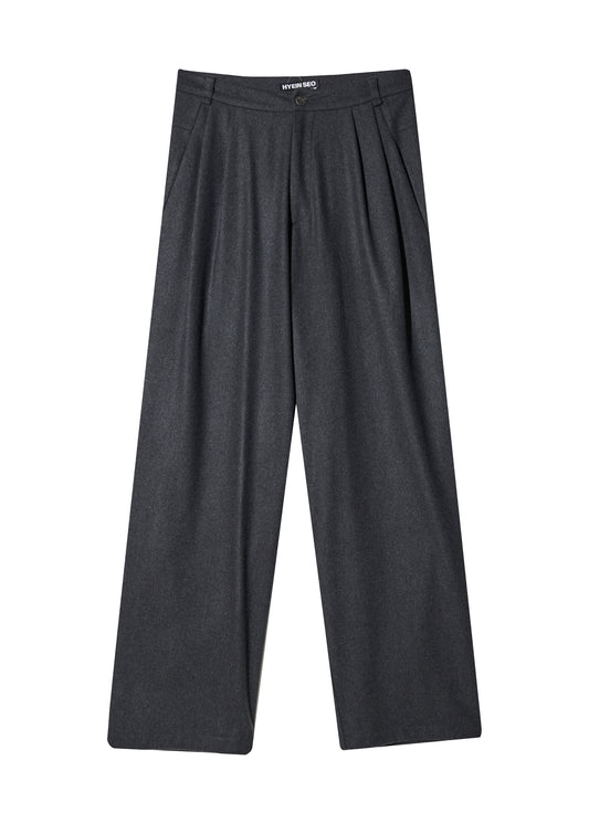 Wide Wool Pants