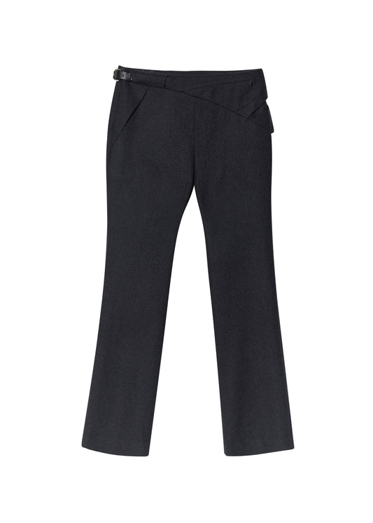 Cinched Pocket Pants w/ Leather Belt