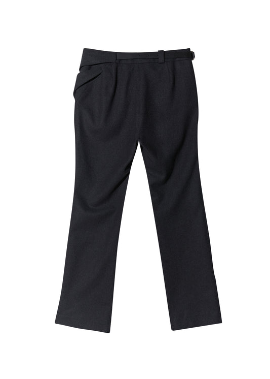 Cinched Pocket Pants w/ Leather Belt