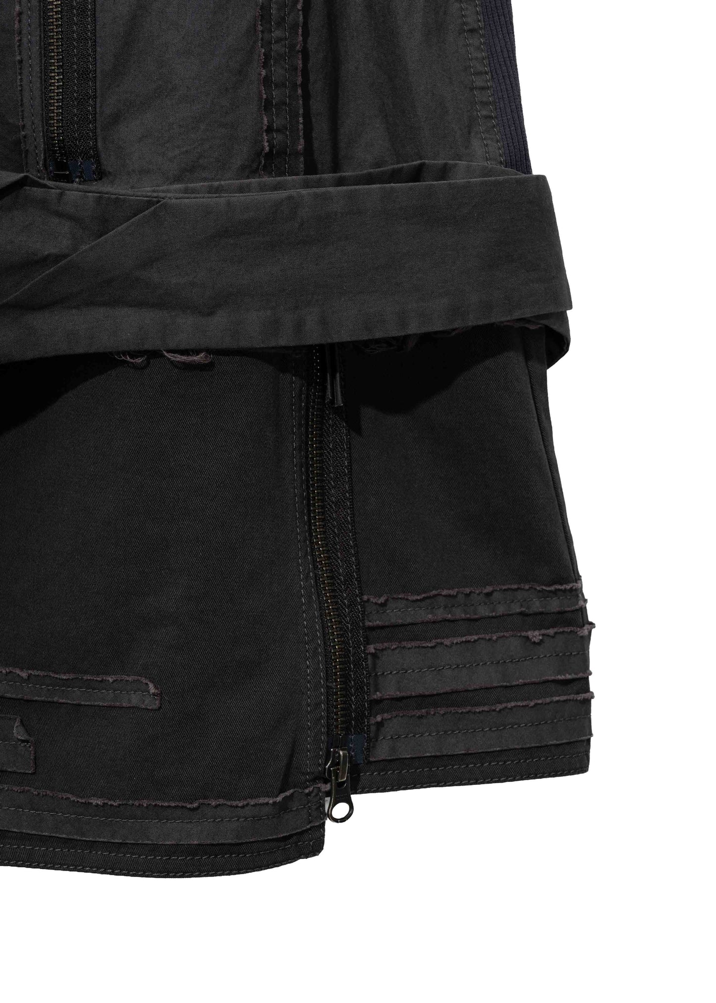 Sleeveless Moto Dress w/ Belt Bag