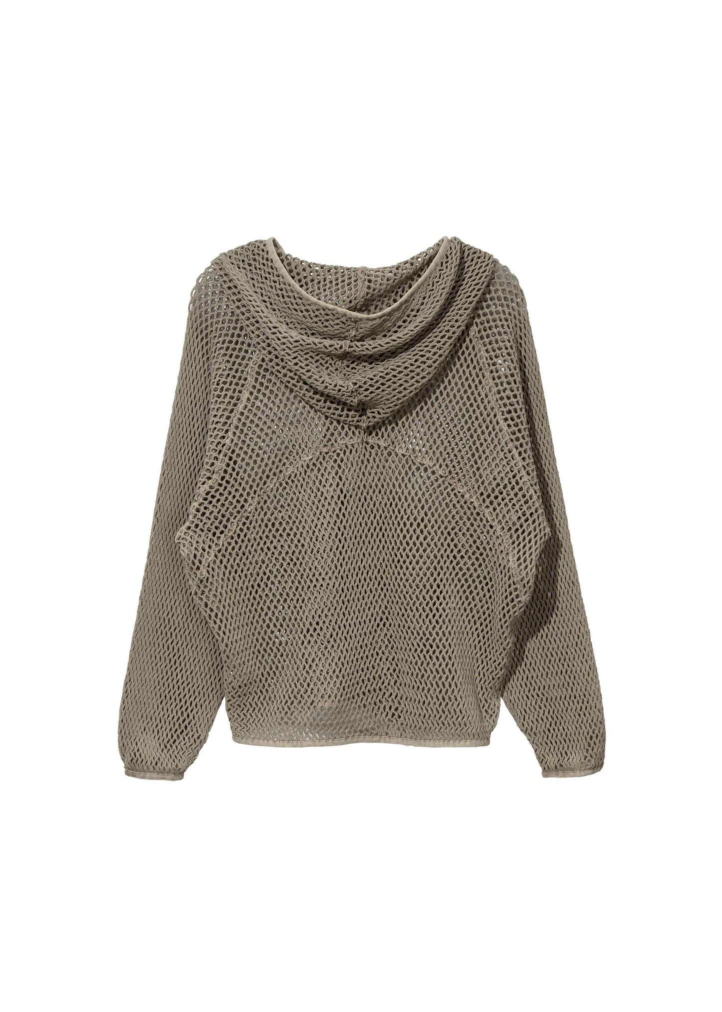 Washed Mesh Hoodie