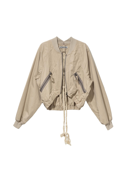 Cotton Bolero Jacket w/ Hoodie