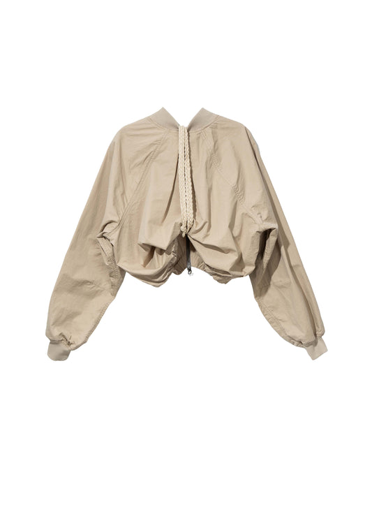 Cotton Bolero Jacket w/ Hoodie