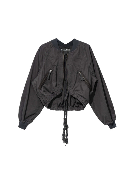 Cotton Bolero Jacket w/ Hoodie
