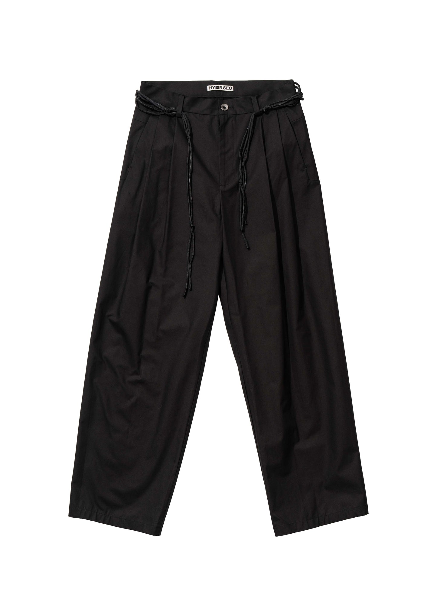 Wide Pants w/ Macrame Belt