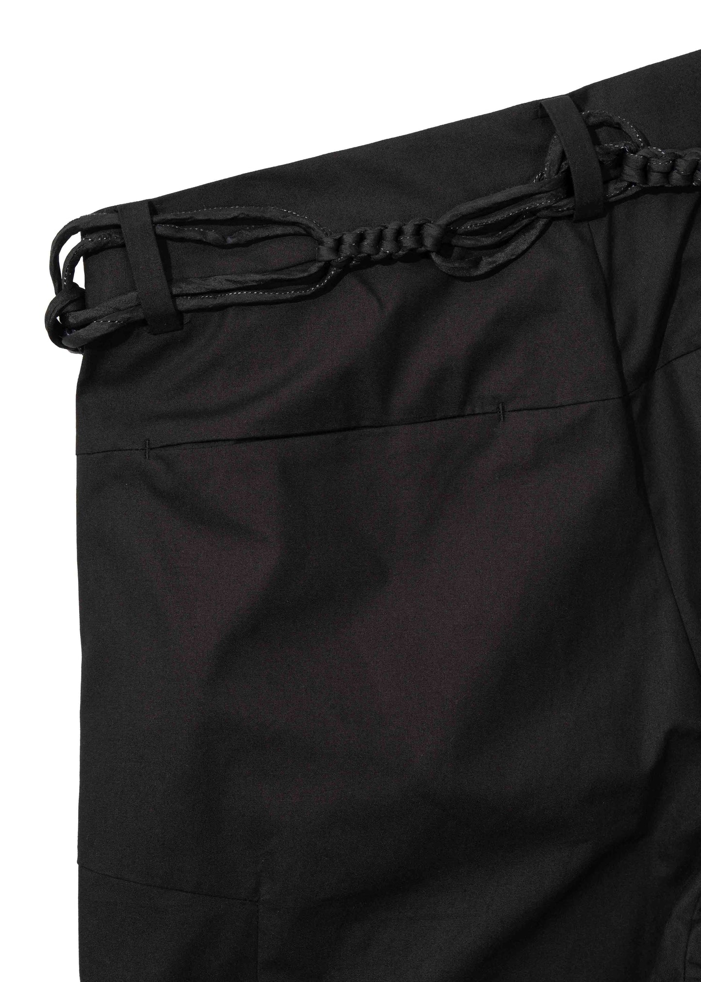 Wide Pants w/ Macrame Belt