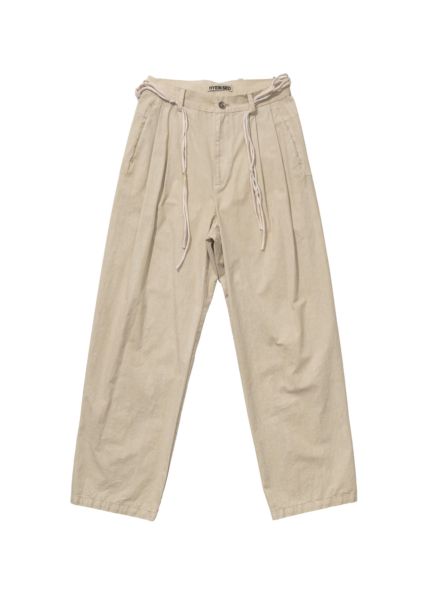 Wide Pants w/ Macrame Belt