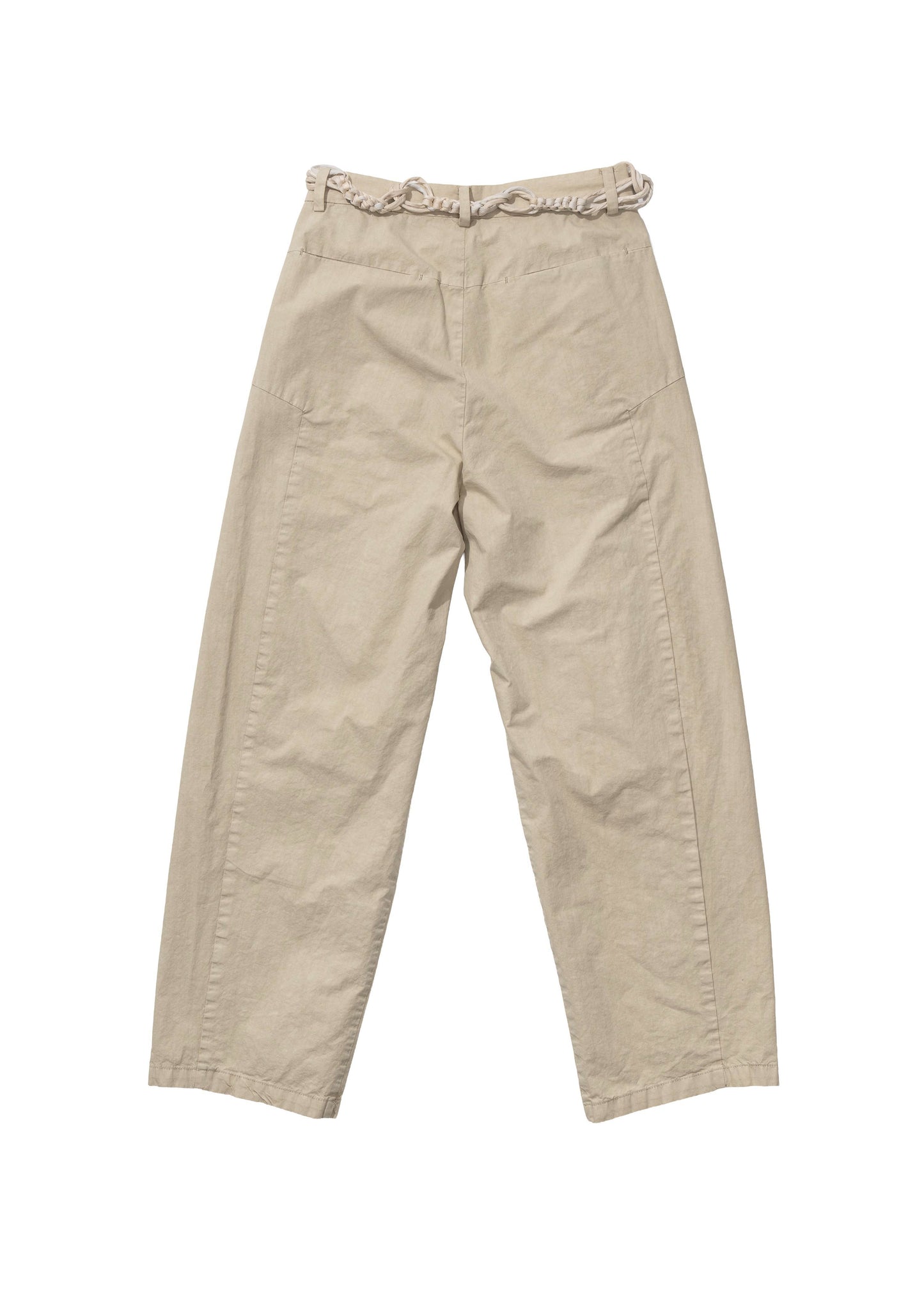 Wide Pants w/ Macrame Belt