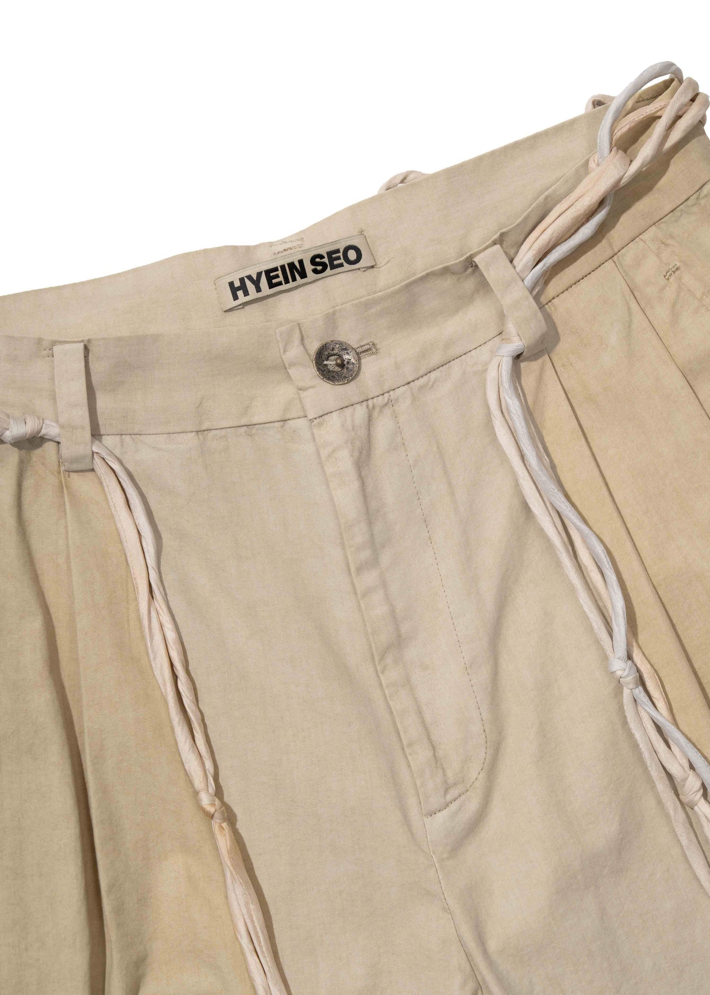 Wide Pants w/ Macrame Belt