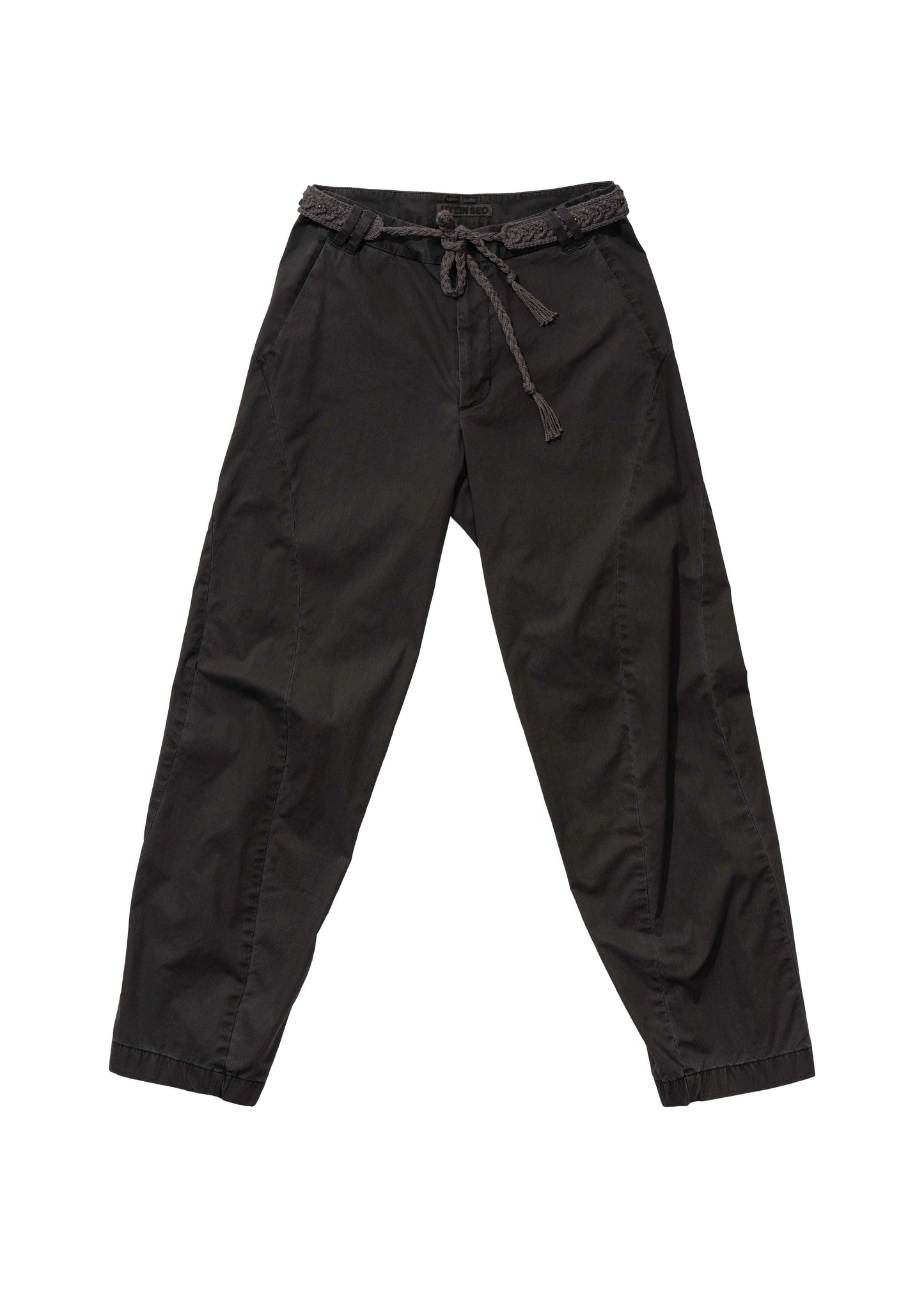 Bent Trouser w/ Knitted Belt