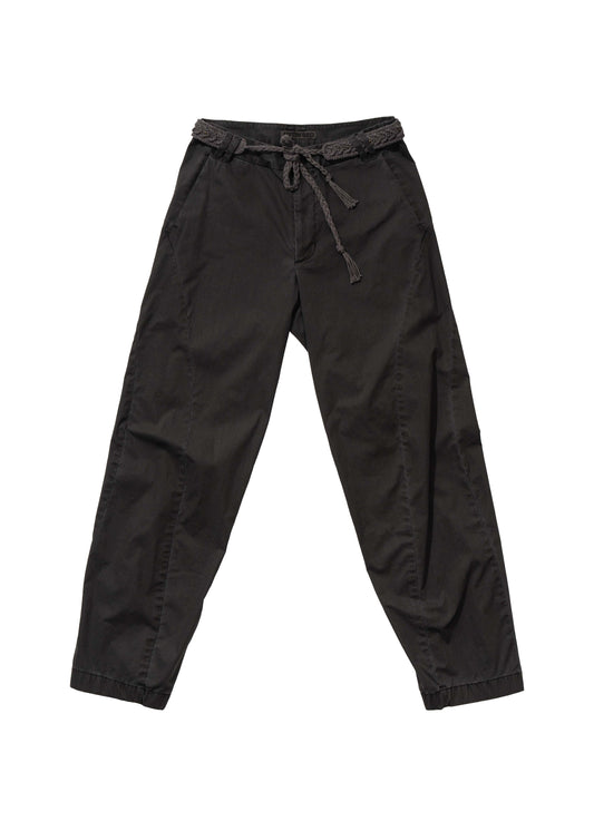 Bent Trouser w/ Knitted Belt