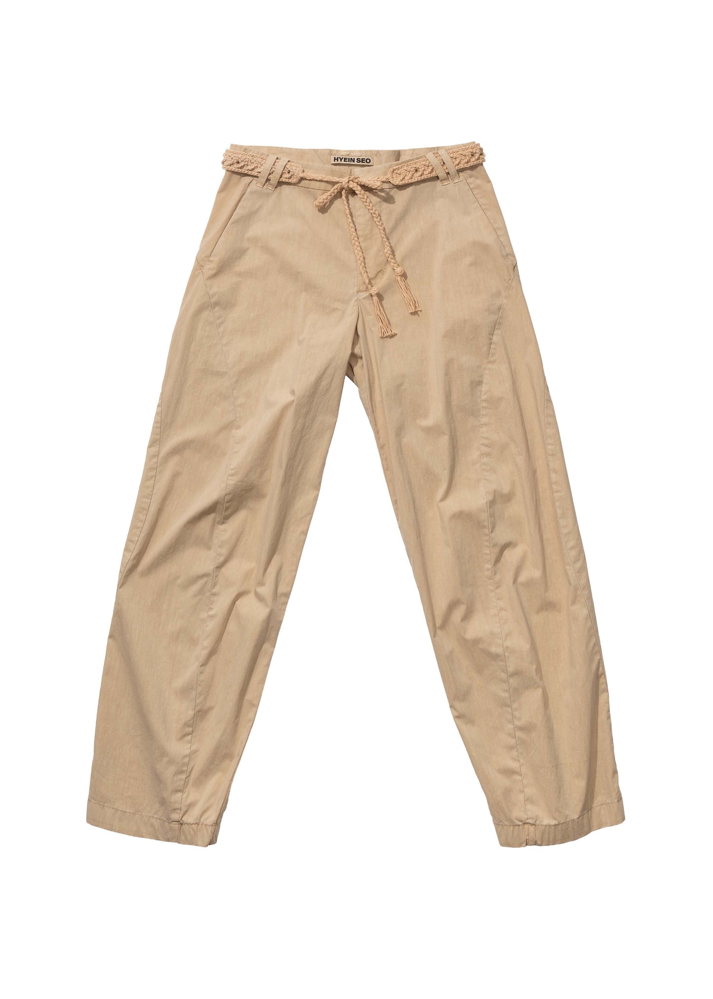 Bent Trouser w/ Knitted Belt