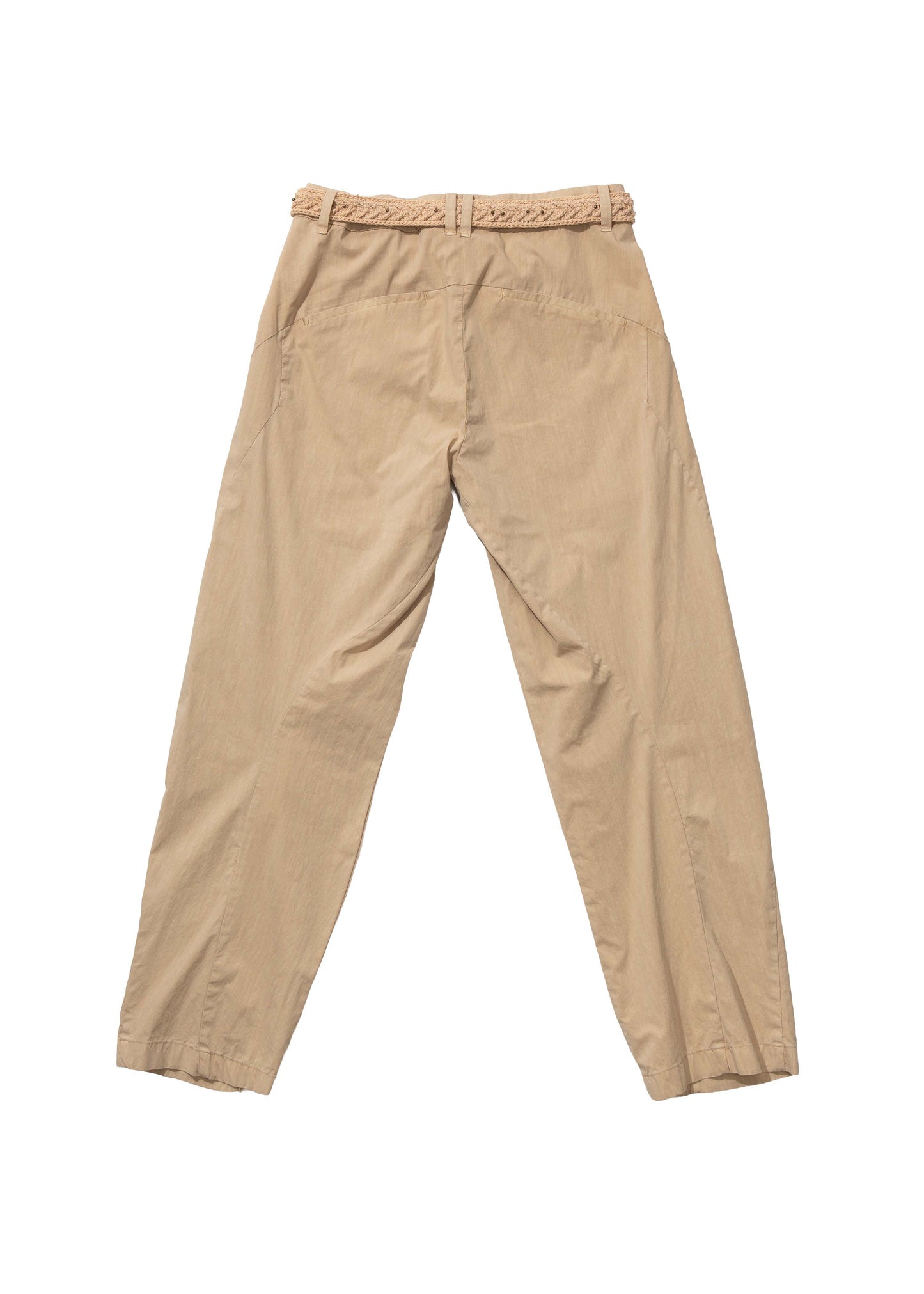 Bent Trouser w/ Knitted Belt