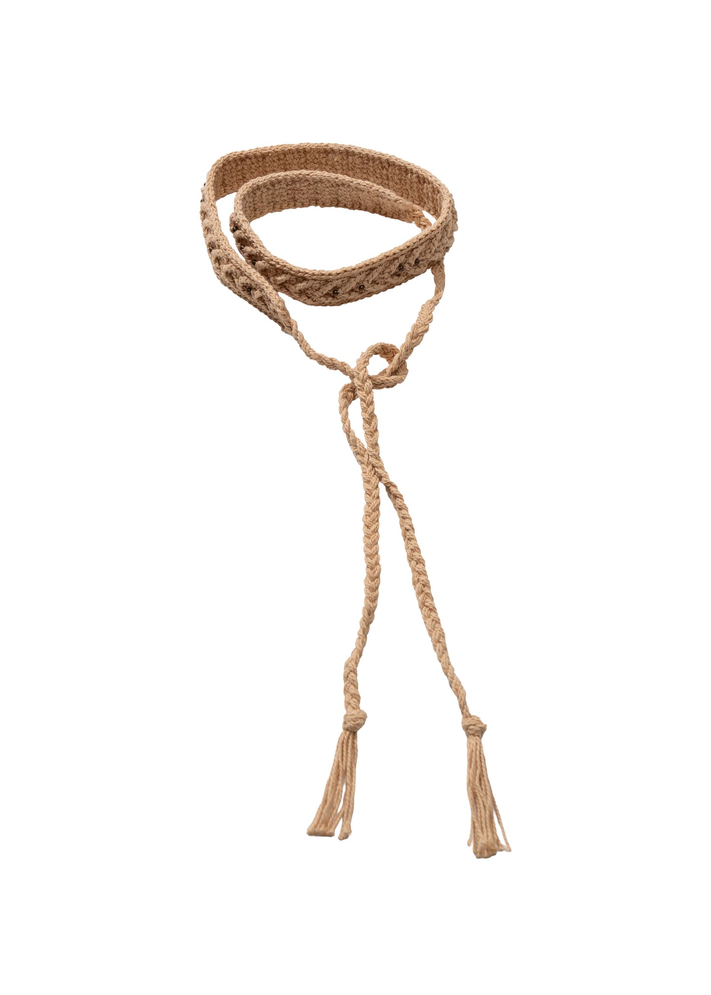 Bent Trouser w/ Knitted Belt