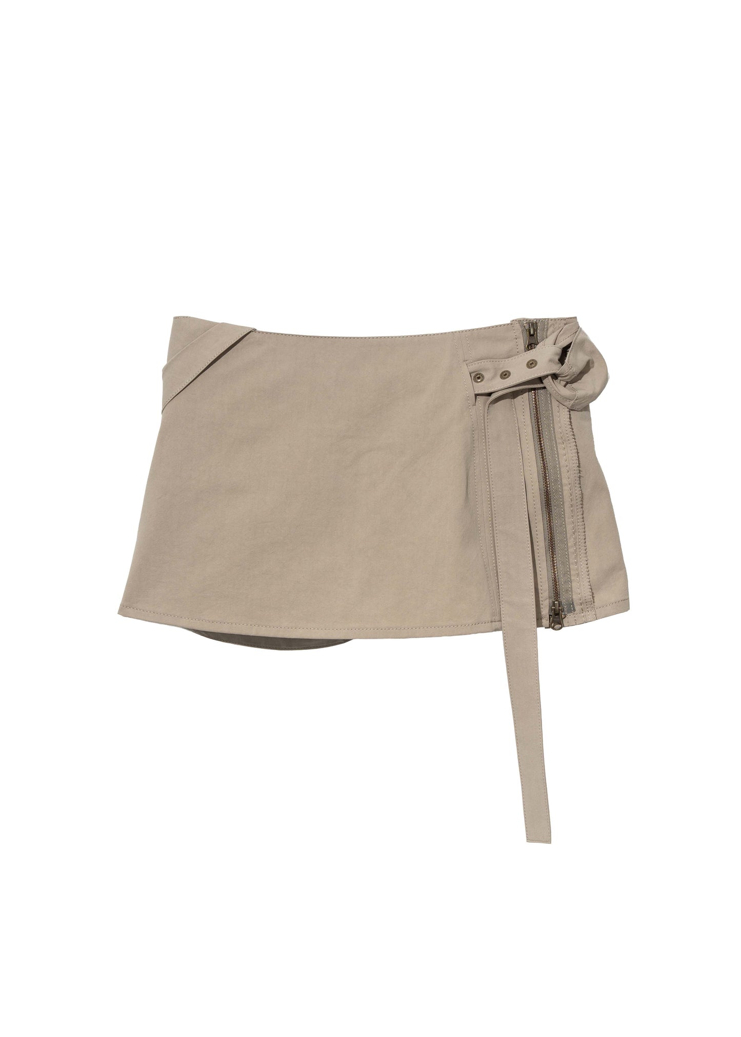 Knotted Mini Skirt