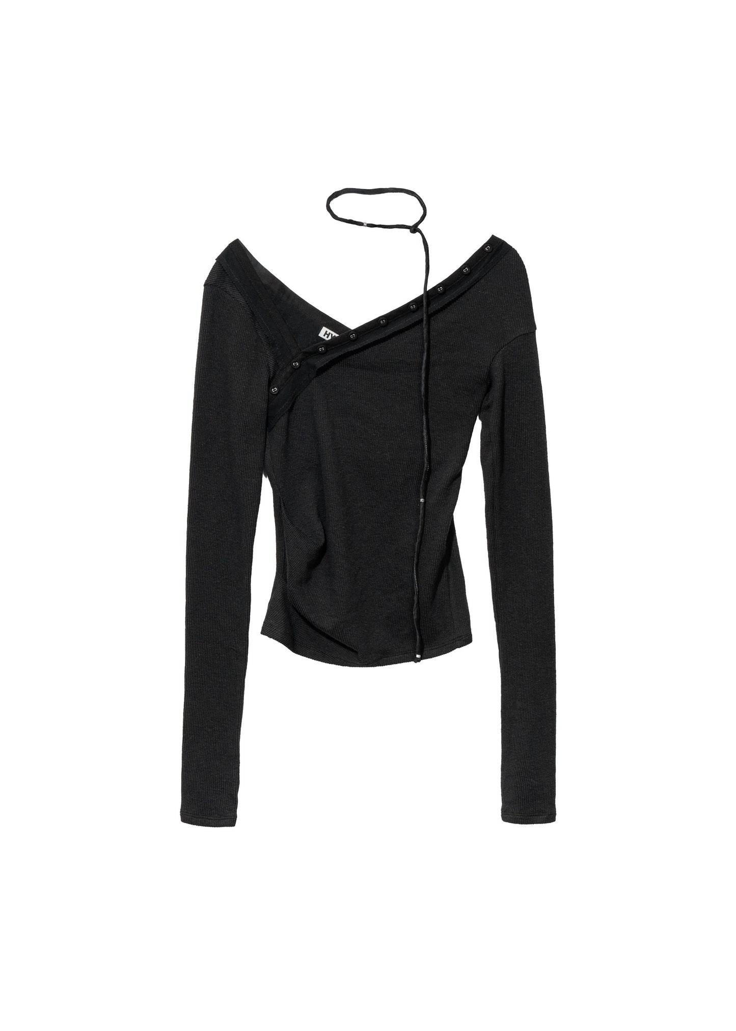 Twisted Long Sleeve w/ Necklace