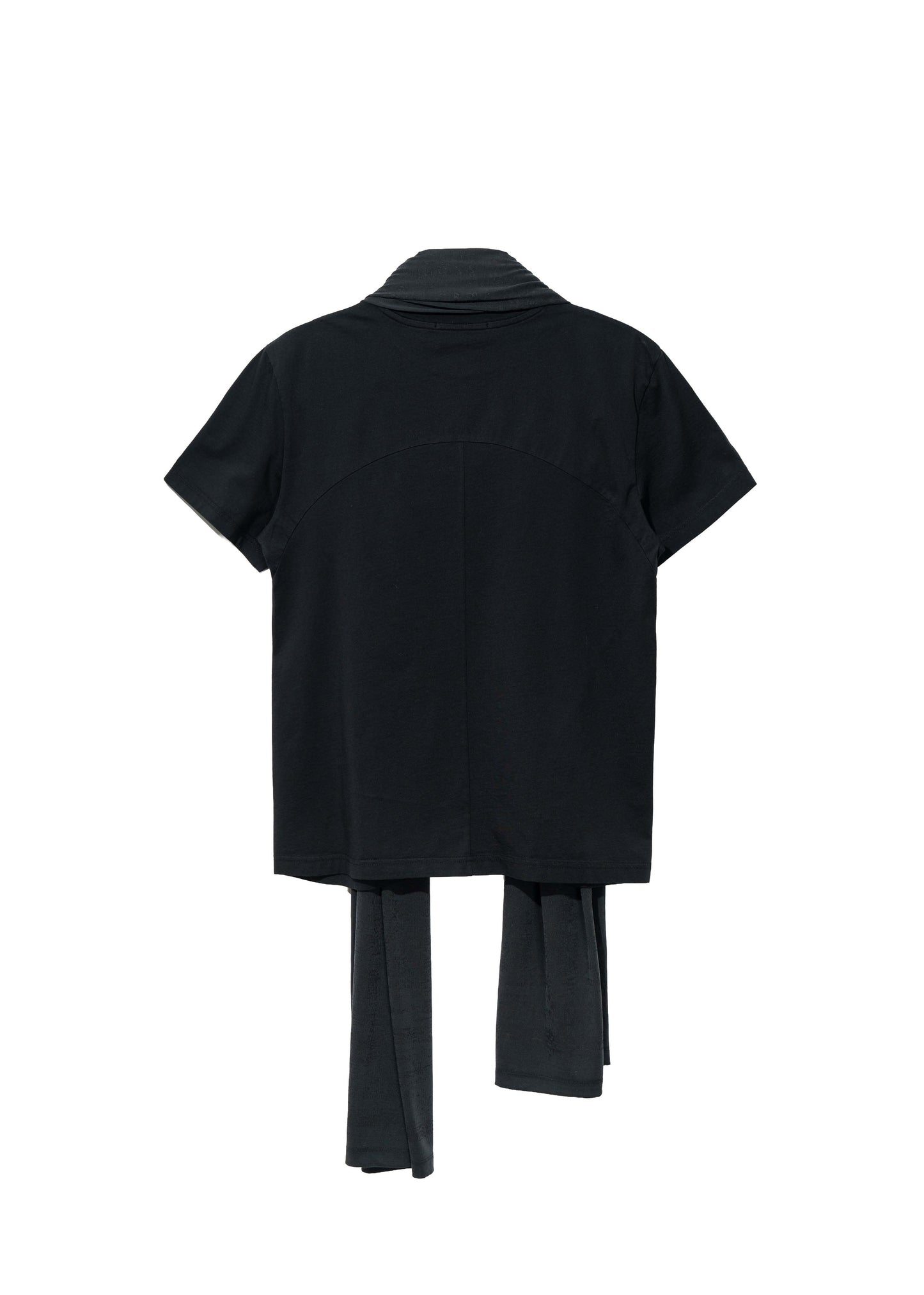 Basic T-shirt w/ Graphic Scarf