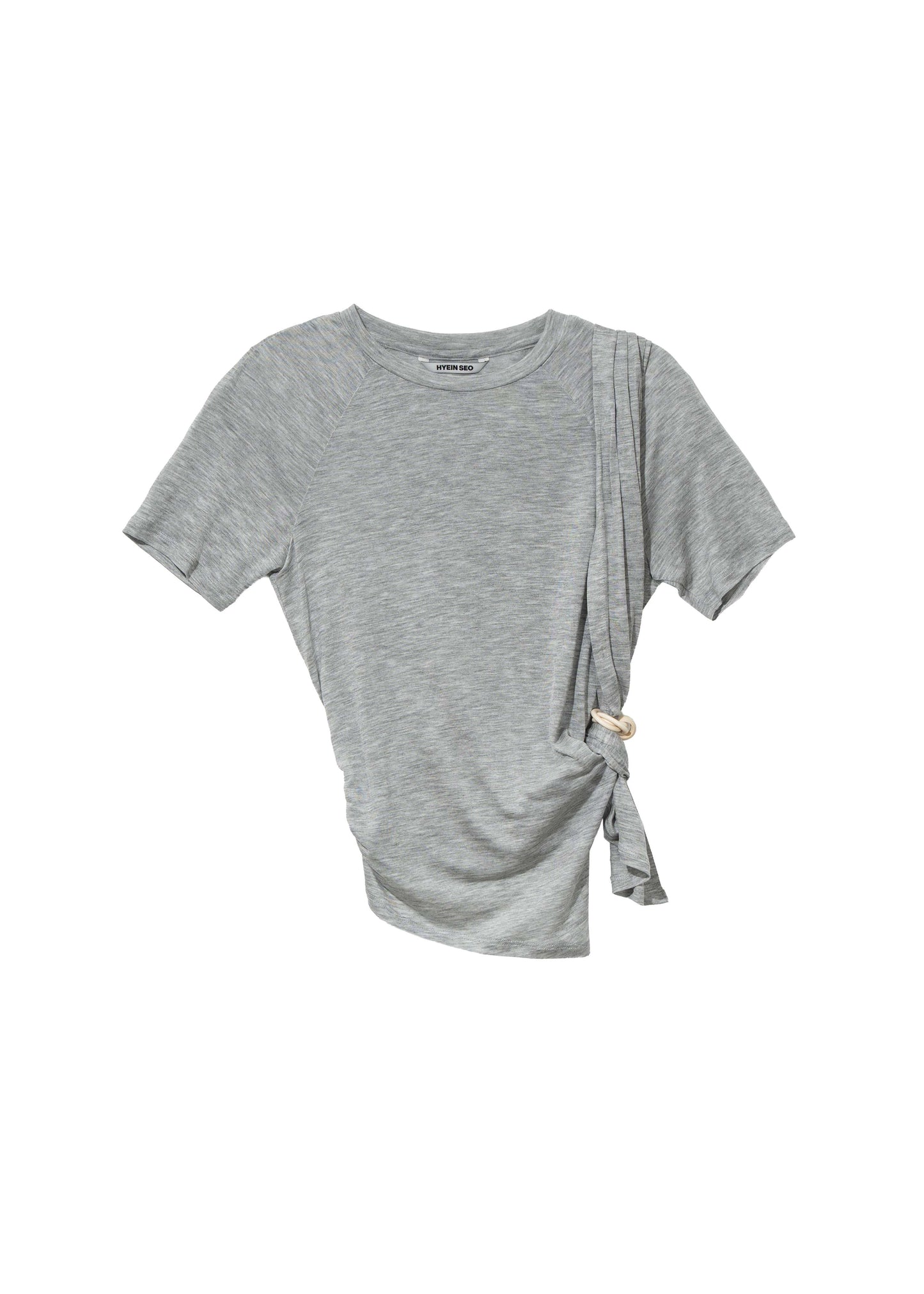 Tied Asymmetric T-shirt