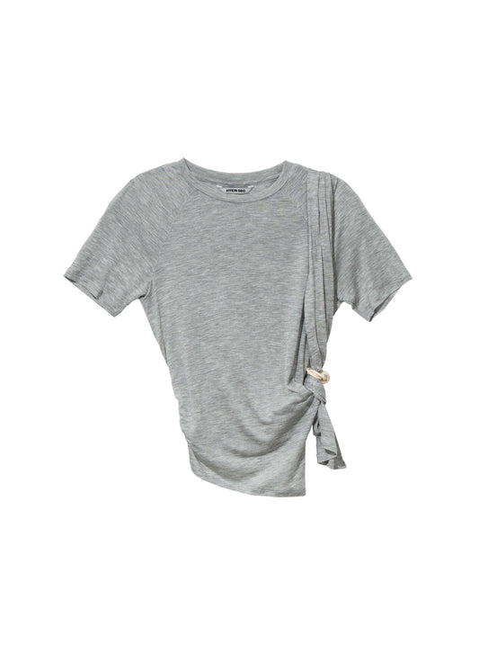 Tied Asymmetric T-shirt