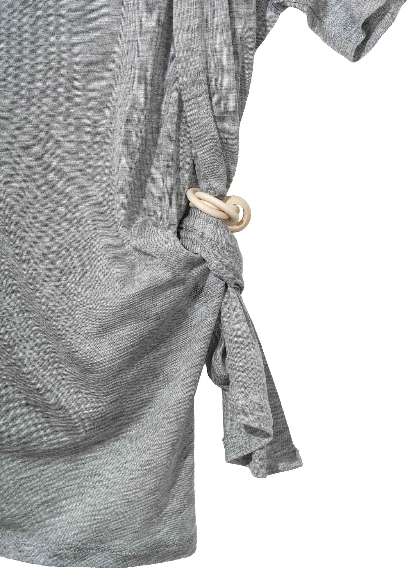 Tied Asymmetric T-shirt