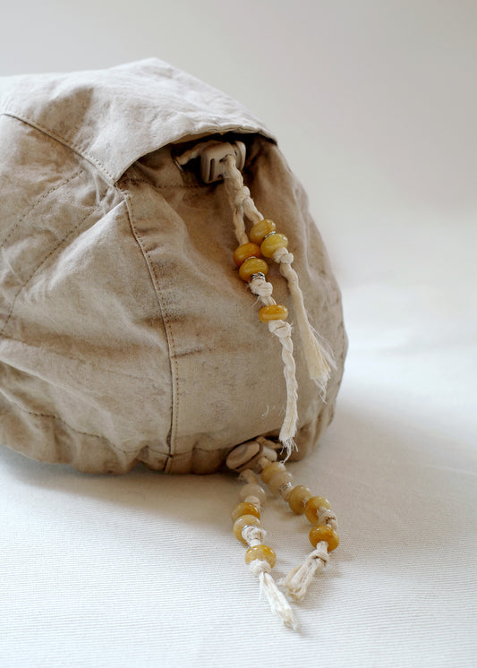 Washed Shirring Cap