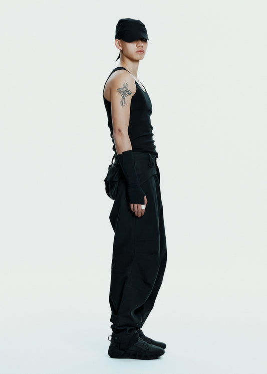 Biker Pants w/ Detachable Bag