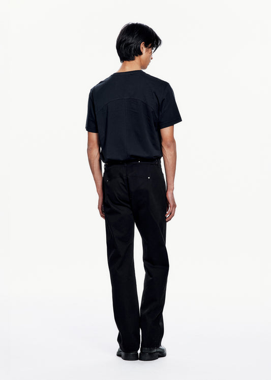 Basic T-shirt w/ Graphic Scarf