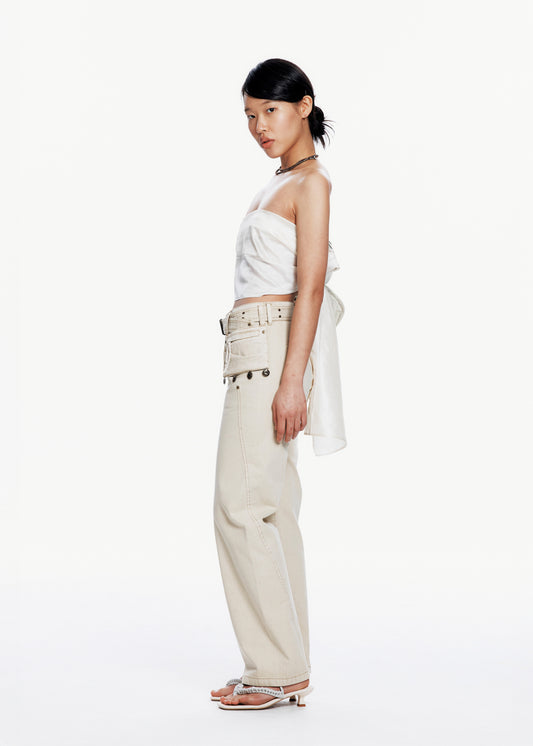 Cotton Pants w/ Coin Pocket