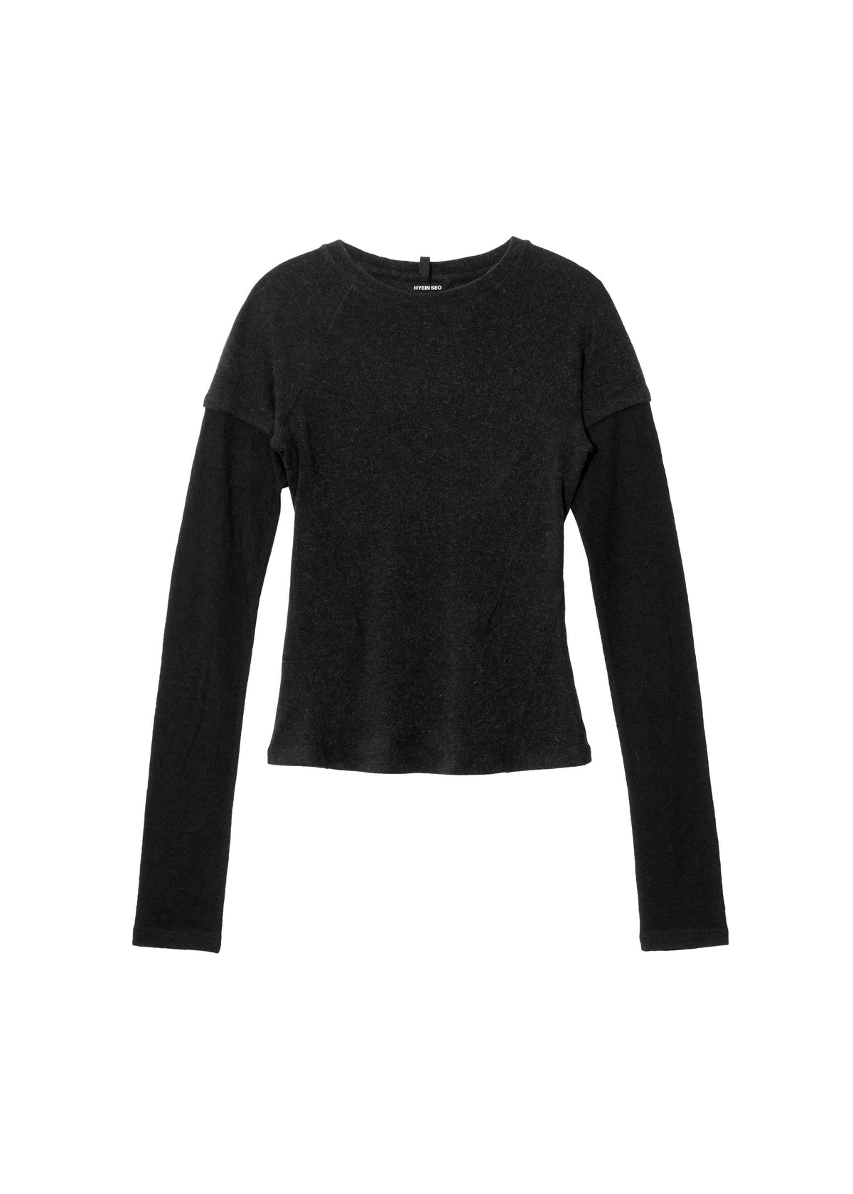 Layered T-Shirt w/ Harness Hoodie