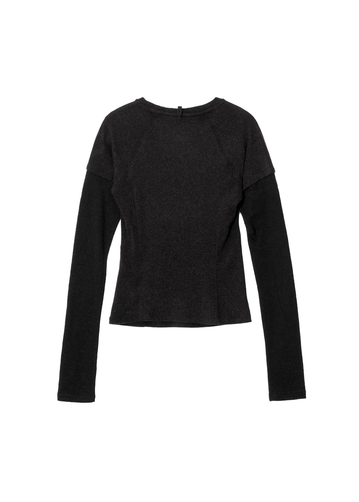 Layered T-Shirt w/ Harness Hoodie