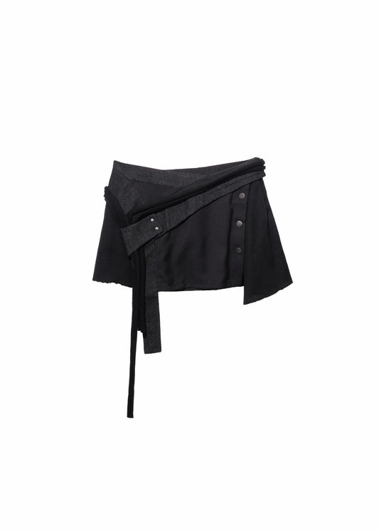 Wrap Mini Skirt